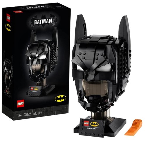 LEGO 76182 DC Batman: Cowl Mask Building Set for Adults, Collectible Superhero Helmet Gift Model